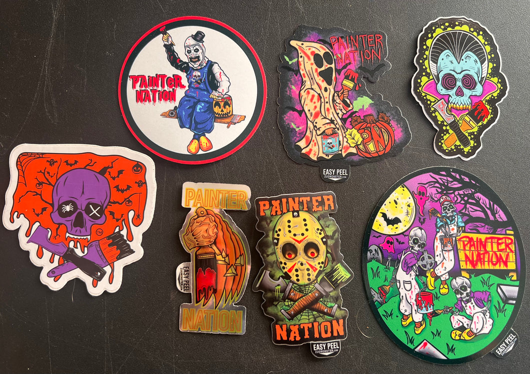 Painter Nation Halloween Sticker Pack