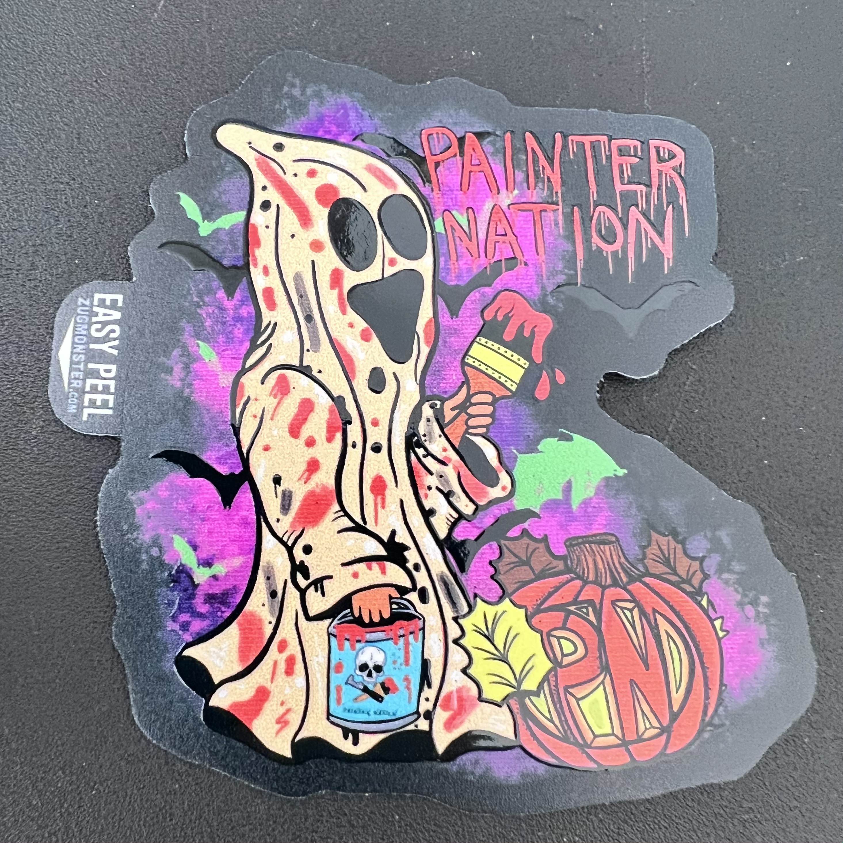 Painter Nation Drop Cloth Kid Sticker