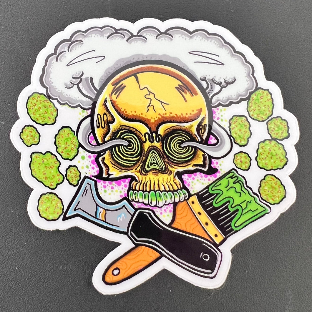 Painter Nation Green Sticker